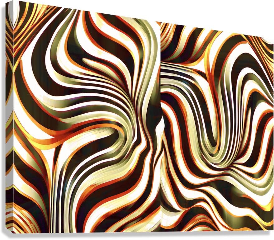 Wave Distortion 5 Canvas Print