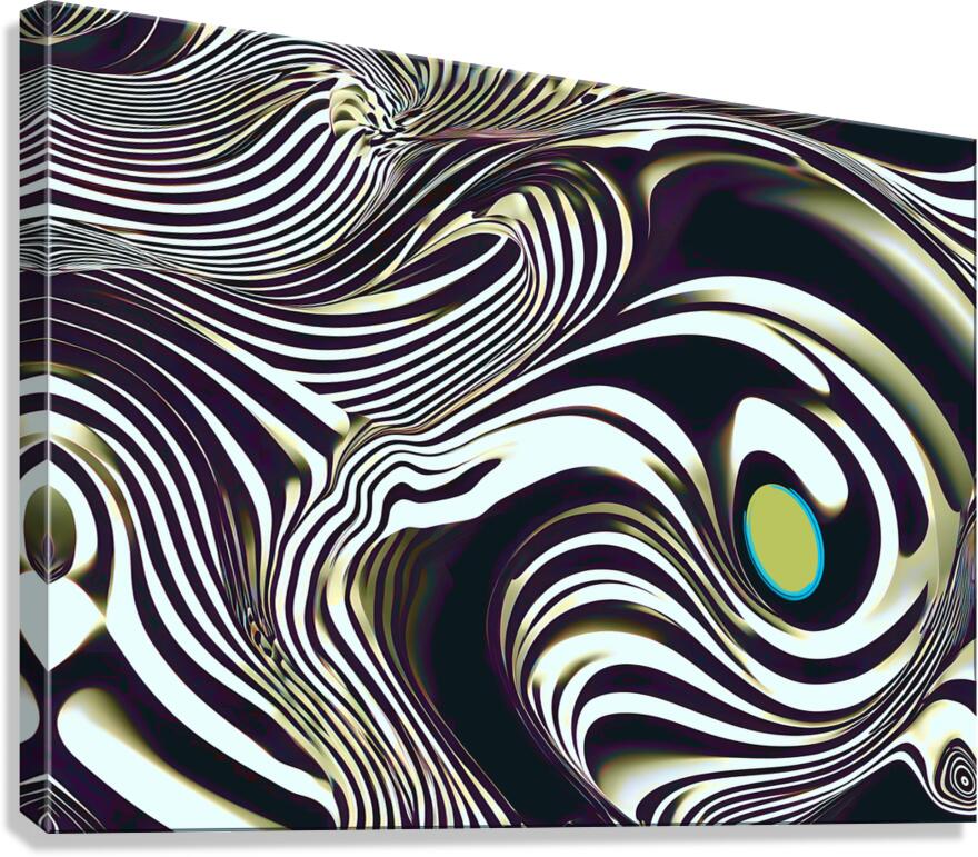 Wave Distortion 8 Canvas Print
