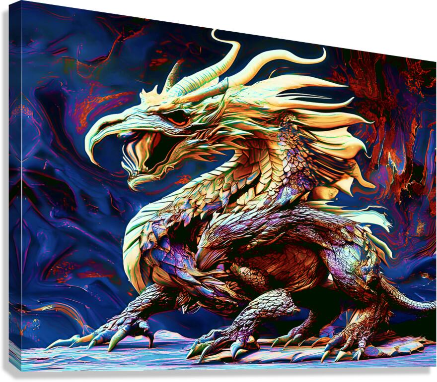Eagle Dragon Canvas Print