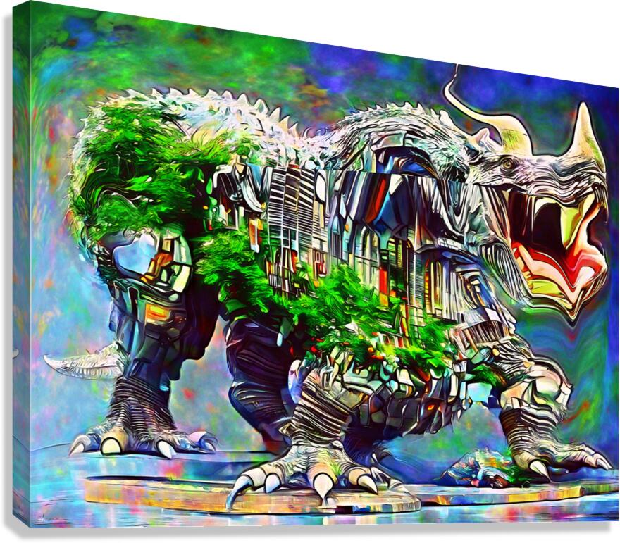 Mythic Colossus Canvas Print