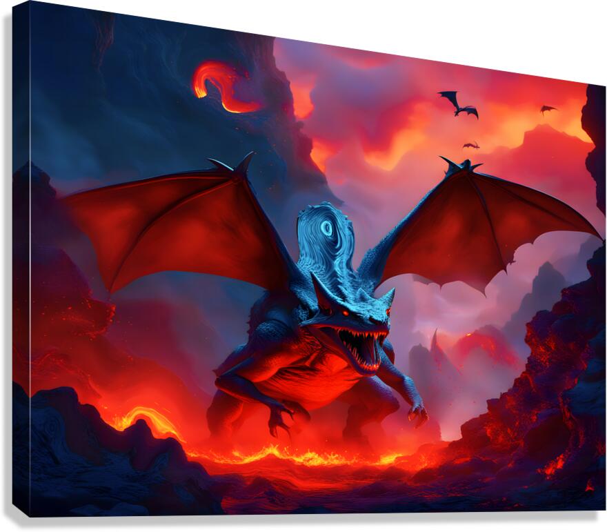 Volcanic Beast Canvas Print