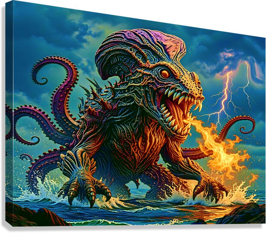Abyss Monarch Canvas Print