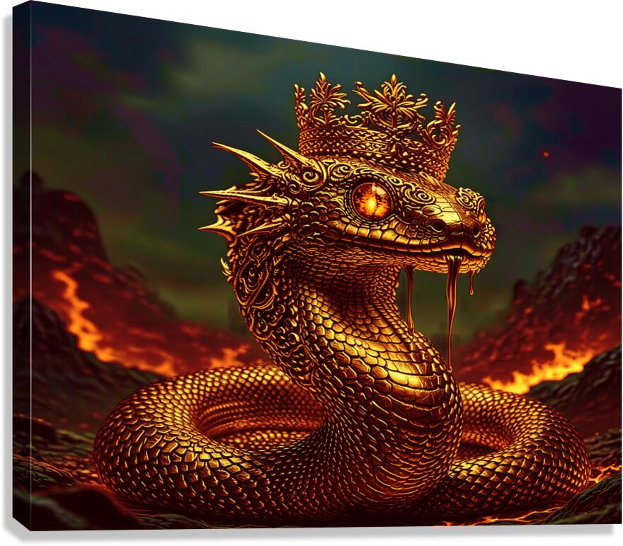 Eclipse Inferno Canvas Print