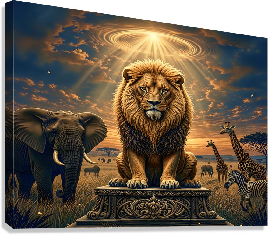 Solar Throne Canvas Print