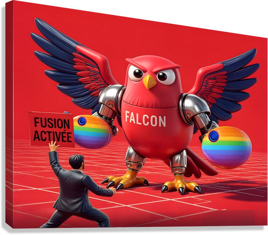 Falcon Sentinel Canvas Print