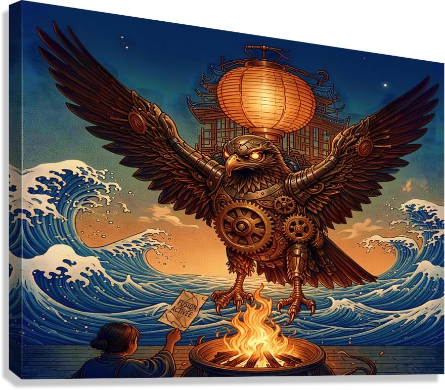 Tengu Lantern Canvas Print