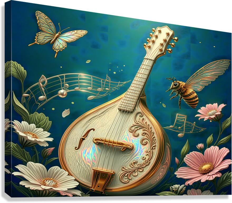Aurum Mandolin Canvas Print