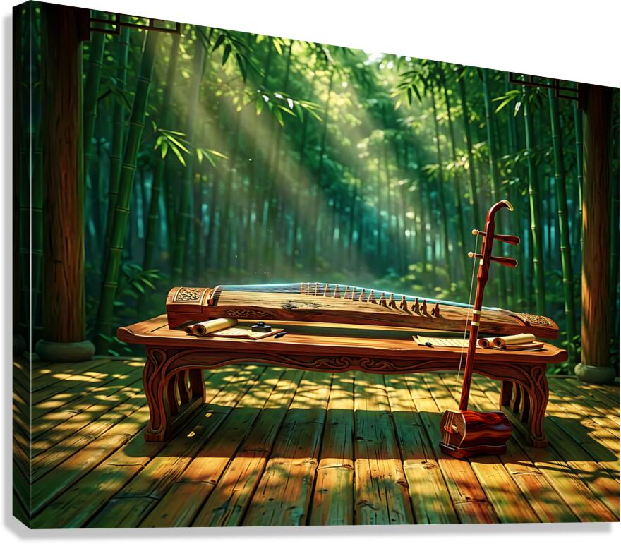 Qi Flow Canvas Print