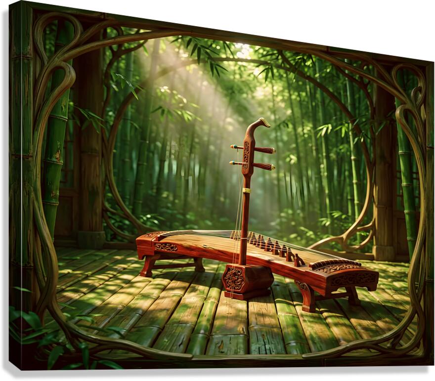 Bamboo Flow Canvas Print