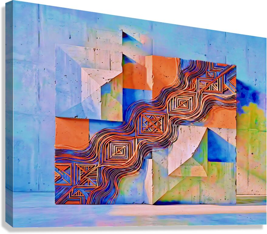 Geometric Root Canvas Print