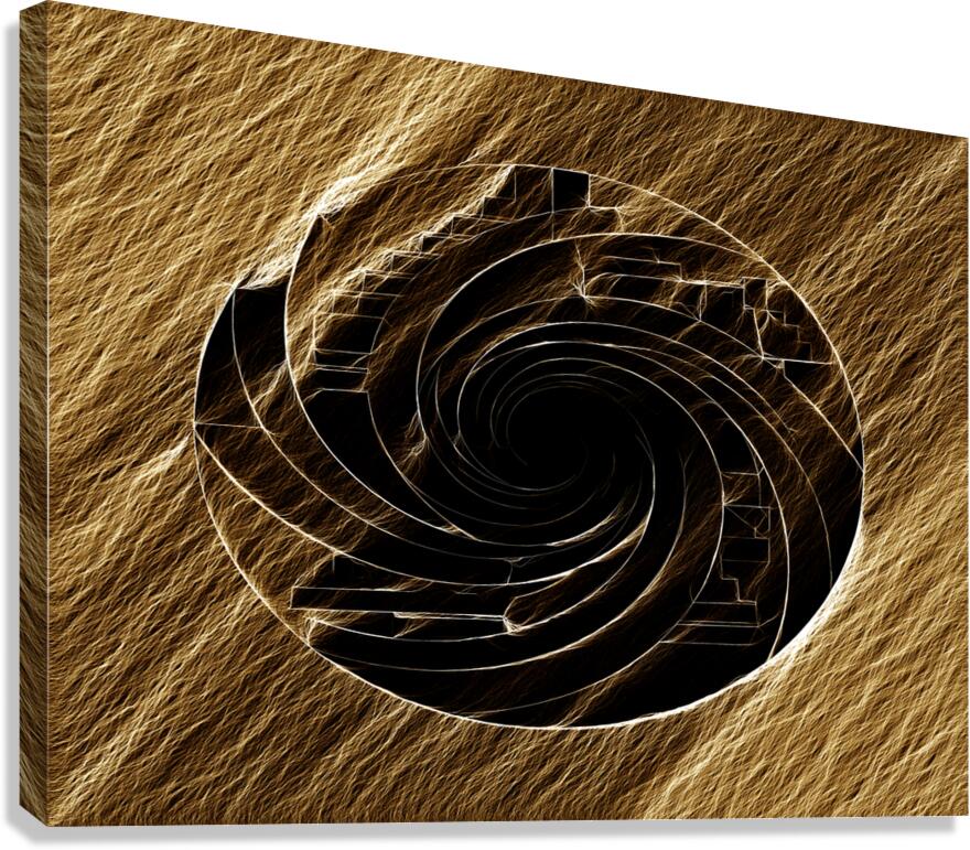 Ethereal Grid Canvas Print
