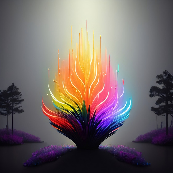 Glowing Forest  Print