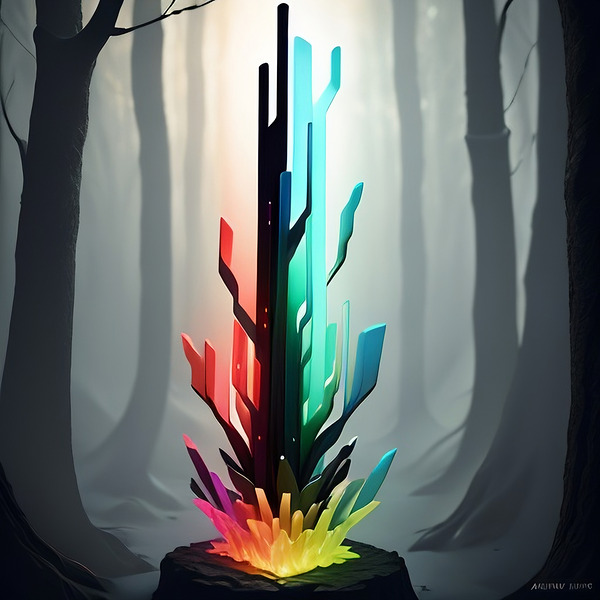 Glowing Forest 52 Print