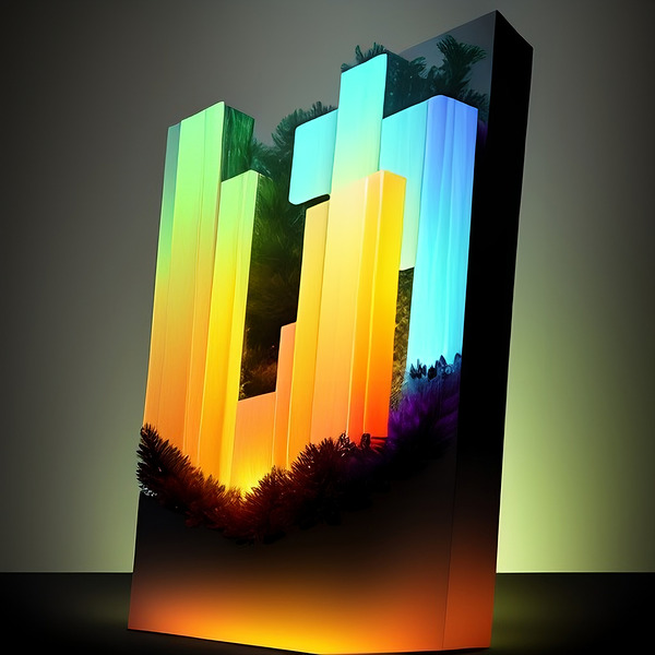 Glowing Forest 56 Print