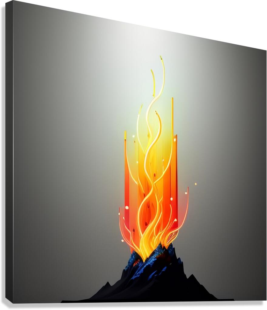 Glowing Forest 20 Canvas Print