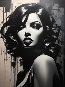 Graffiti Noir Creative art