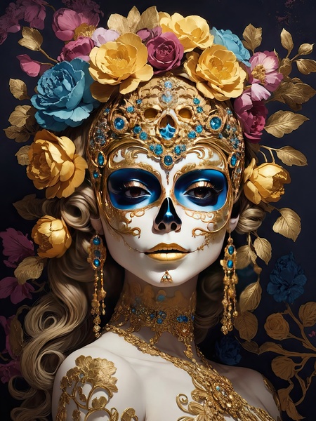 Calaveras Illustration by Canvas Collection