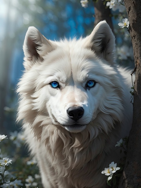 Realistic Wildlife Encounter Photography Print