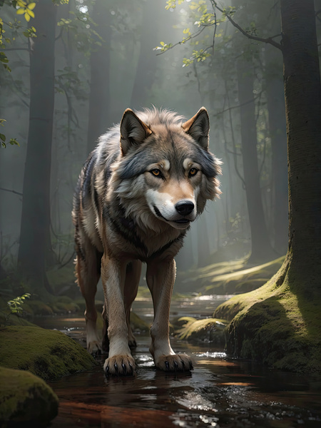 Realistic Wildlife Encounter Photography by Canvas Collection