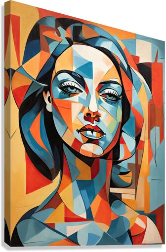 Picasso-esque Portraiture Creative art Canvas Print