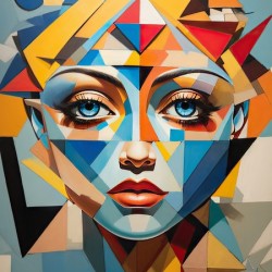 Geometric Deconstruction Dynamic art