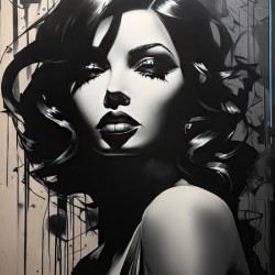 Graffiti Noir Creative art