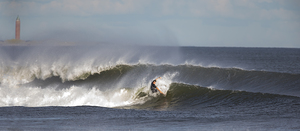 Surfing a Double Wave