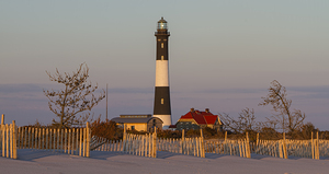 Fire Island Light from the Beach