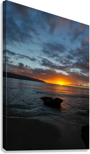 Tropical Sunset Canvas Print