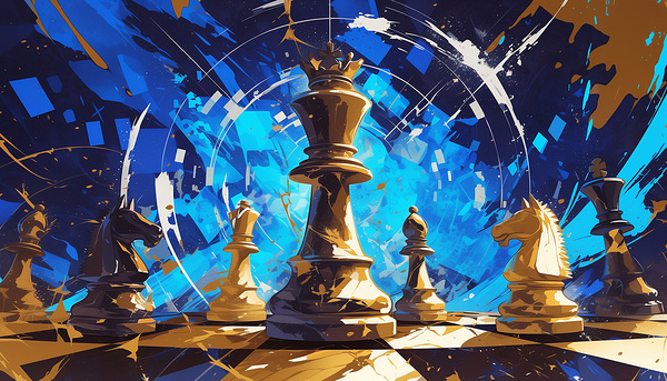 Watercolor painting with multi colored abstract backgrounds generative AI Print