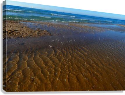 Low tide Canvas Print