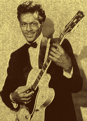 Chuck Berry Retro Vintage Poster 18