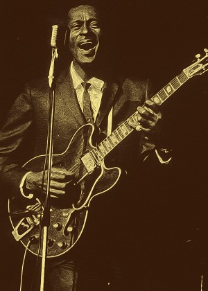 Chuck Berry Retro Vintage Poster 20
