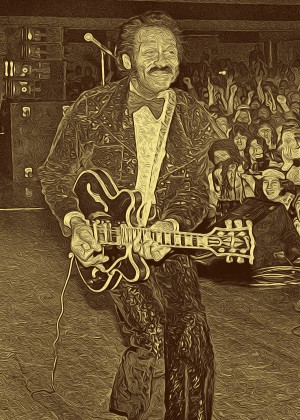 Chuck Berry Retro Vintage Poster  25