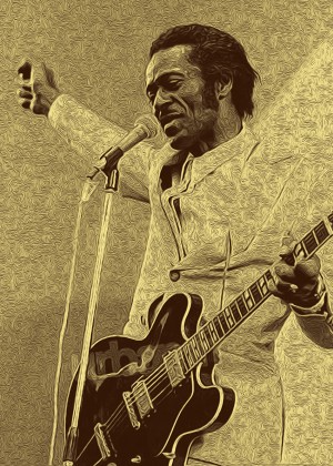 Chuck Berry Retro Vintage Poster 27
