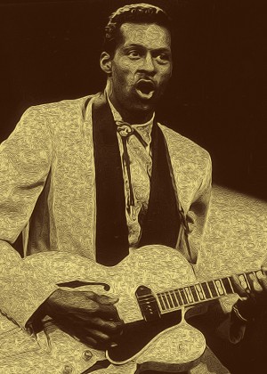 Chuck Berry Retro Vintage Poster 5