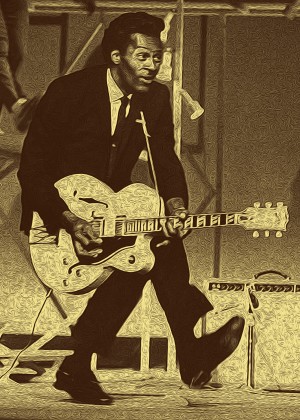 Chuck Berry Retro Vintage Poster 6