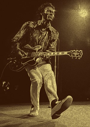 Chuck Berry Retro Vintage Poster 9