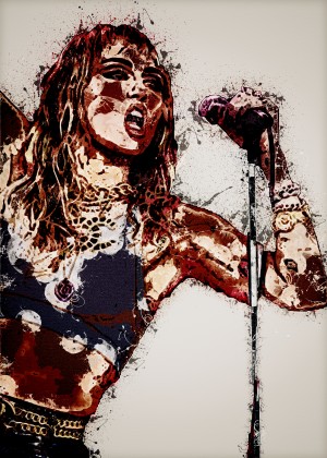 Miley Cyrus in Art 23