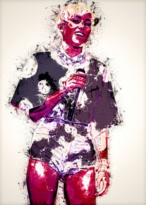 Miley Cyrus in Art 25
