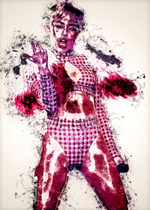 Miley Cyrus in Art 24