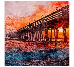 Beautiful Scenery in Color Sketch 7