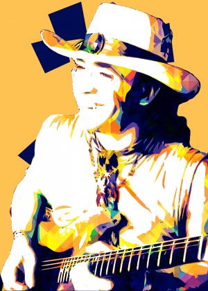 Stevie Ray Vaughan Pop Art 21