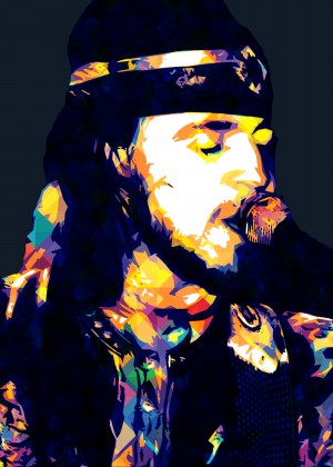 Stevie Ray Vaughan Pop Art 29