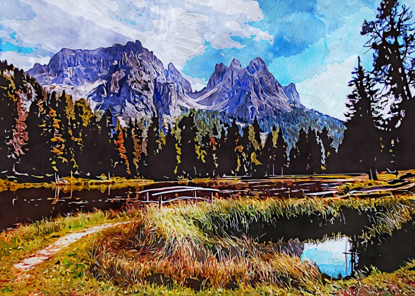 Nature Wall Background 8 Print