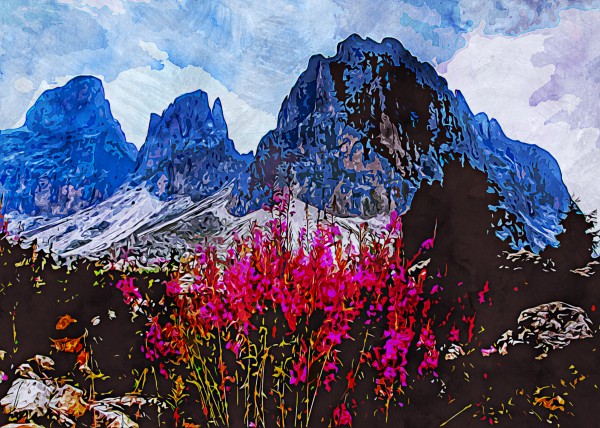 Nature Wall Background 10 Print