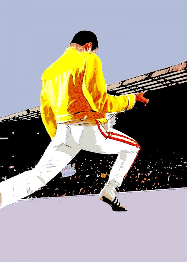 Freddie Mercury Yellow Jacket Show by RANGGA OZI