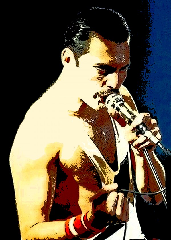 Freddie Mercury Sing the Song by RANGGA OZI
