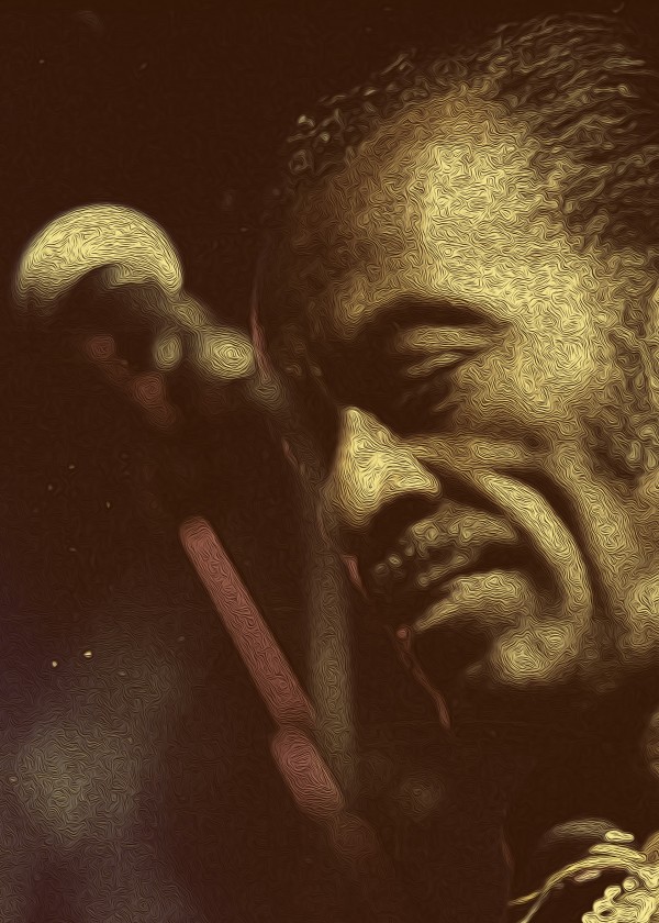 Chuck Berry Retro Vintage Poster 26 by RANGGA OZI