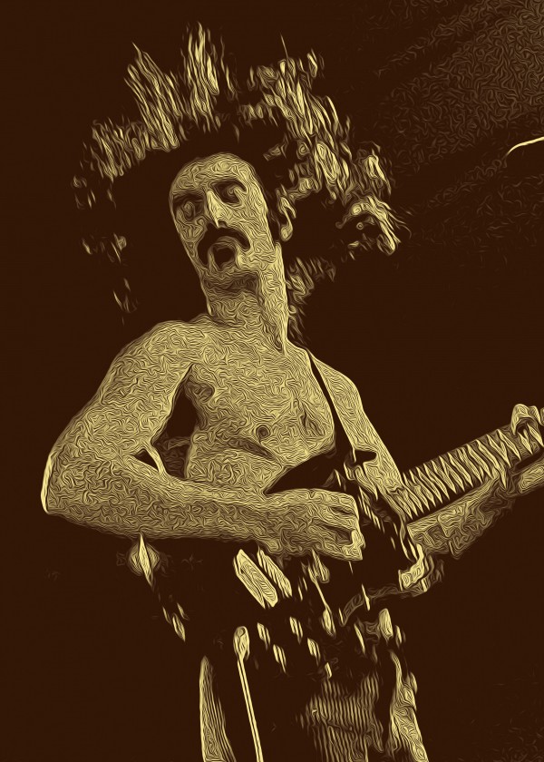 Frank Zappa Oil Painting 6 by RANGGA OZI